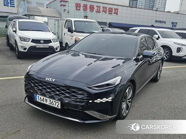 Kia K8 Hybrid 2021 Синий из Кореи