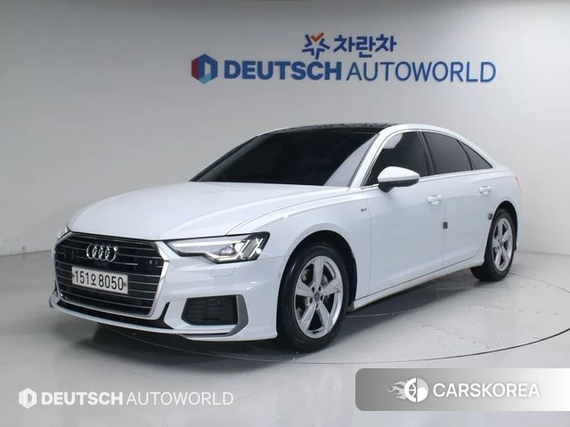 Audi A6 (C8) 2020 Белый из Кореи