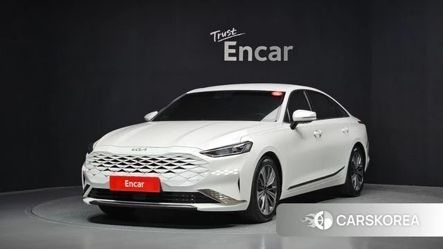 Kia K8 Hybrid 2021 Белый из Кореи