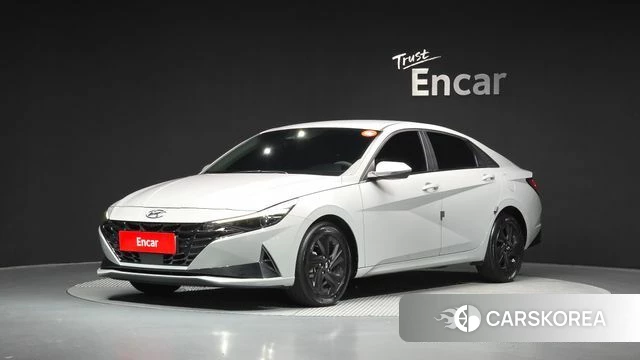 Hyundai Avante (CN7) 2021 Серебристо-серый из Кореи