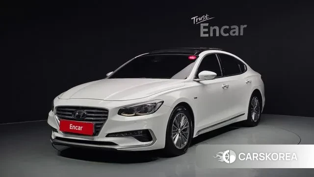 Hyundai Grandeur IG Hybrid 2018 Белый из Кореи