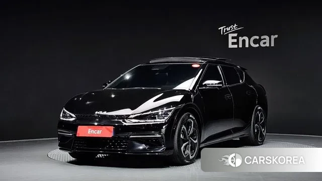 Kia EV6 2023 Черный из Кореи