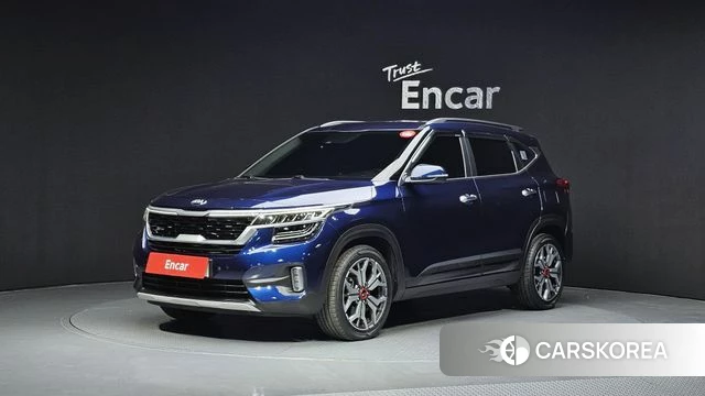 Kia Seltos 2021 Синий из Кореи