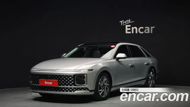 Hyundai Grandeur Hybrid (GN7) 2023 Серебристо-серый из Кореи