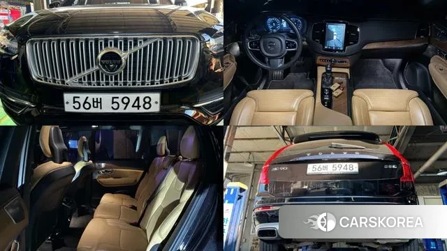 Volvo XC90 second Generation 2018 Черный из Кореи