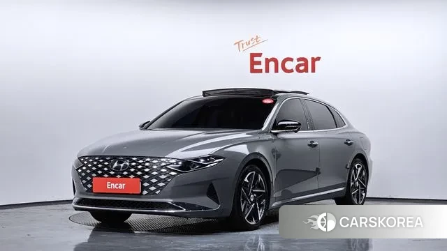Hyundai The New Grandeur IG Hybrid 2019 Серебристо-серый из Кореи