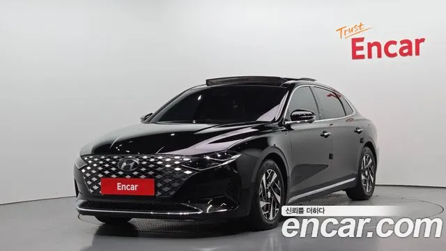 Hyundai The New Grandeur IG Hybrid 2020 Черный из Кореи