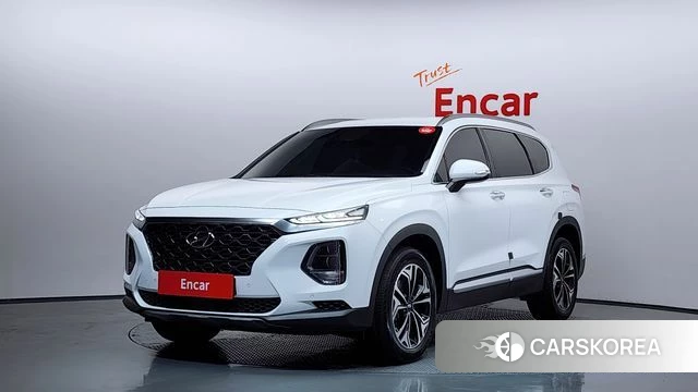 Hyundai Santa Fe TM 2019 Белый из Кореи