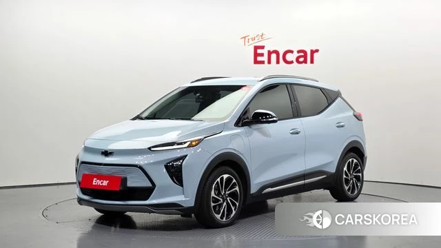 Chevrolet (GM Daewoo) Bolt EUV 2023 Небесно-голубой из Кореи
