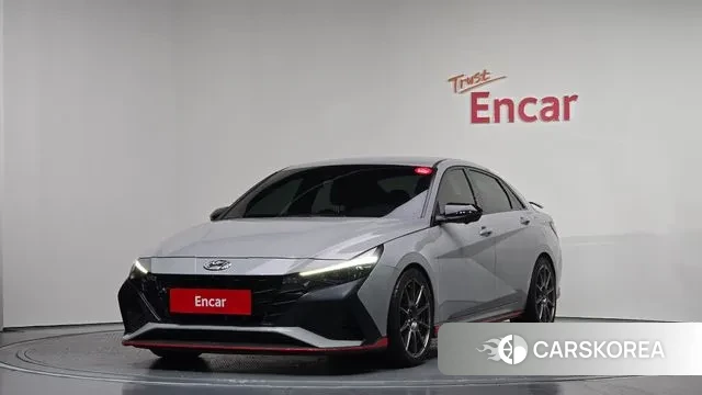 Hyundai Avante (CN7) 2021 Серебристо-серый из Кореи
