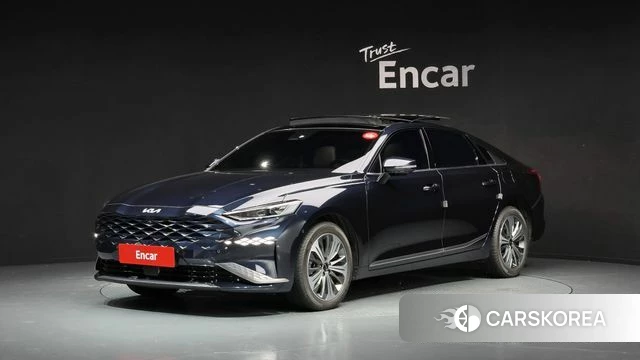 Kia K8 Hybrid 2024 Синий из Кореи