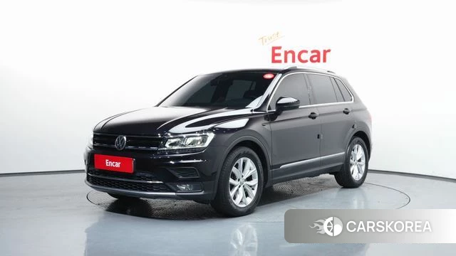 Volkswagen Tiguan second Generation 2020 Черный из Кореи