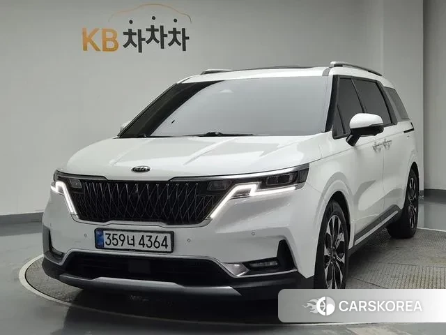 Kia Carnival 4th generation 2021 Белый из Кореи