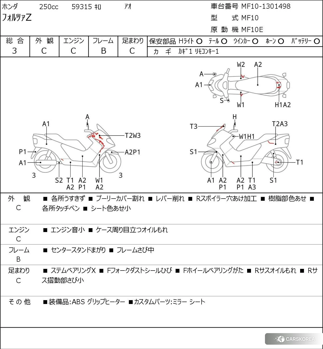 Проданный Honda FORZA Z id 3948358 из Японии, фото 5