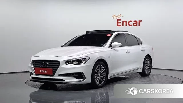 Hyundai Grandeur IG Hybrid 2018 Белый из Кореи