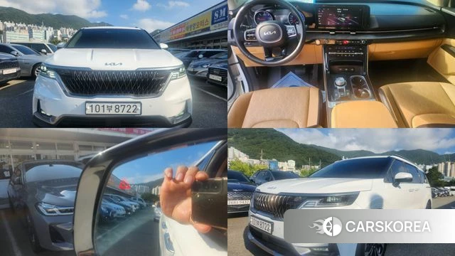 Kia Carnival 4th generation 2022 Белый из Кореи