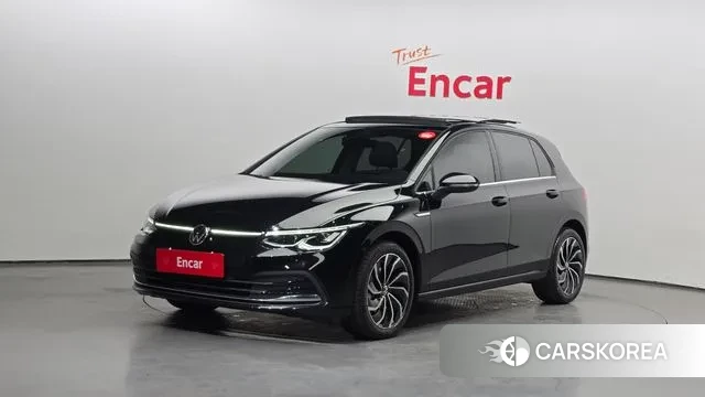 Volkswagen Golf 8th Generation 2022 Черный из Кореи