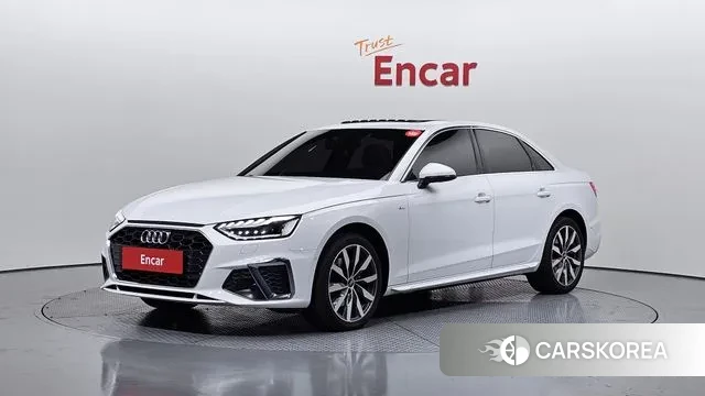 Audi A4 (B9) 2023 Белый из Кореи