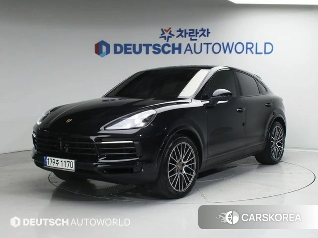 Porsche Cayenne (PO536) 2022 Черный из Кореи