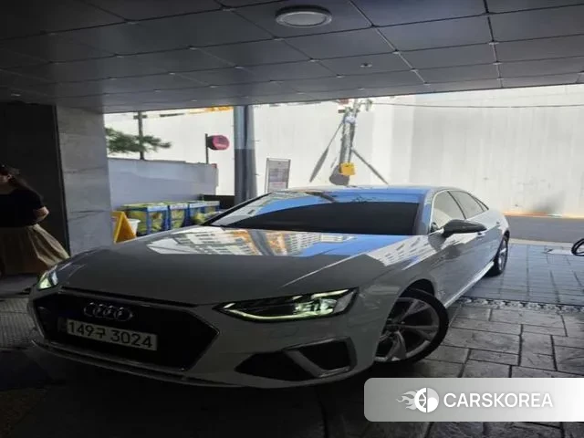 Audi A4 (B9) 2020 Белый из Кореи