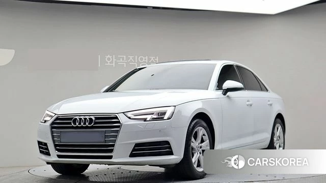 Audi A4 (B9) 2018 Белый из Кореи