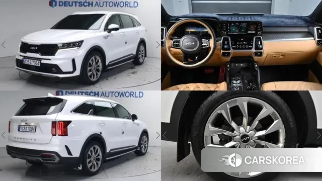 Kia Sorento 4th Generation 2021 Белый из Кореи