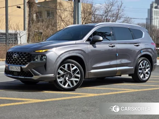 Hyundai The New Santa Fe 2022 Серый из Кореи