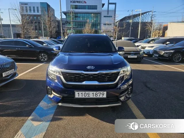 Kia Seltos 2021 Синий из Кореи