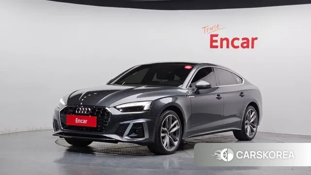 Audi A5 (F5) 2021 Серый из Кореи