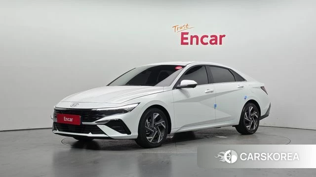 Hyundai The New Avante Hybrid (CN7) 2024 Белый из Кореи