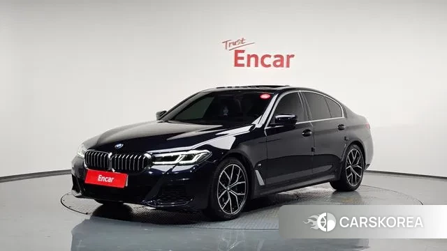 BMW 5 Series (G30) 2021 Черный из Кореи