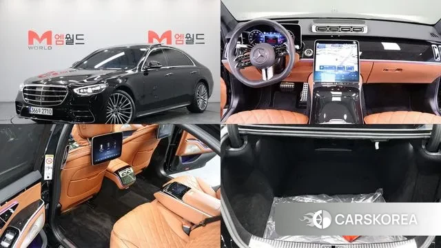 Mercedes-Benz S-Class W223 2023 Черный из Кореи