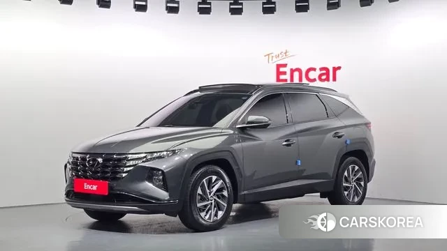 Hyundai Tucson Hybrid (NX4) 2020 Темно-зеленый из Кореи