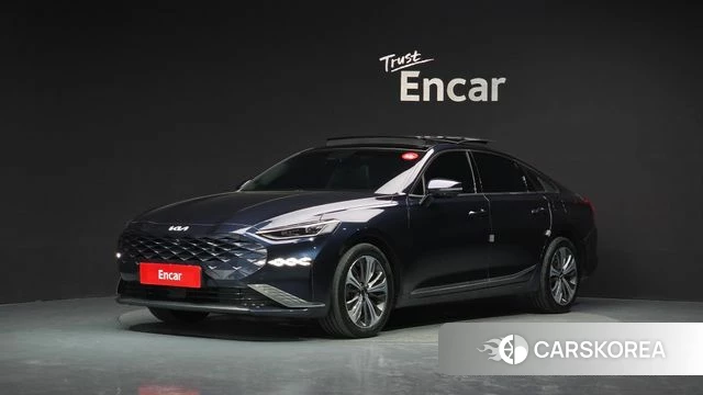 Kia K8 Hybrid 2023 Синий из Кореи