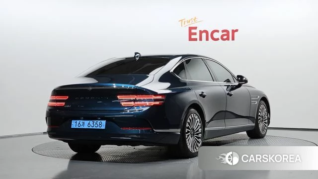 Genesis Electrified G80 (RG3) 2021 Синий нефрит из Кореи