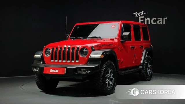Jeep Wrangler (JL) 2021 Красный из Кореи