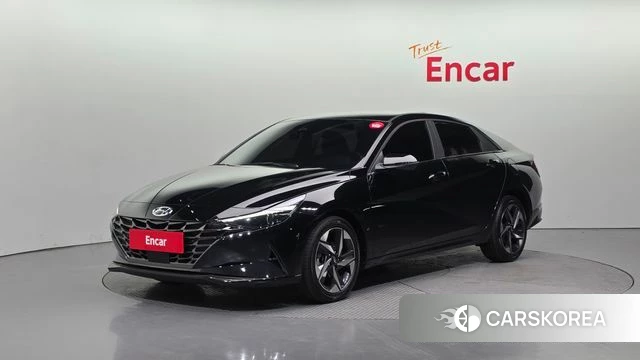 Hyundai Avante (CN7) 2023 Черный из Кореи