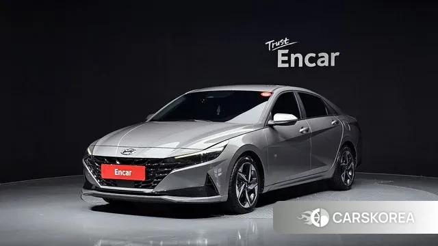 Hyundai Avante Hybrid (CN7) 2022 Серебристо-серый из Кореи