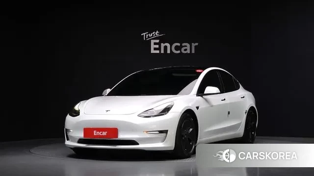 Tesla Model 3 2021 Белый из Кореи