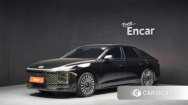 Hyundai Grandeur Hybrid (GN7) 2023 Черный из Кореи