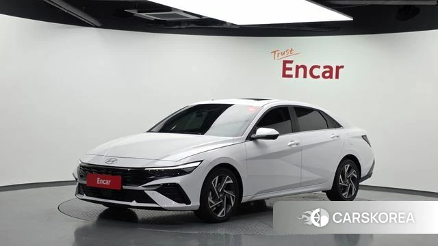 Hyundai The New Avante (CN7) 2023 Белый из Кореи