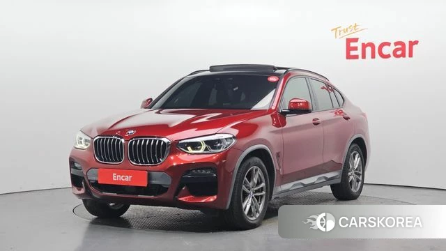 BMW X4 (G02) 2020 Красный из Кореи