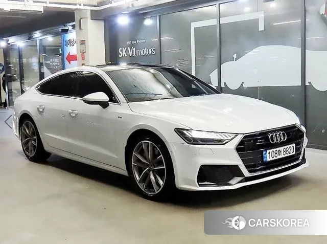 Audi A7 (4K) 2020 Белый из Кореи