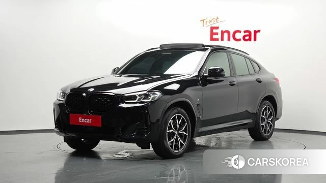 BMW X4 (G02) 2022 Черный из Кореи