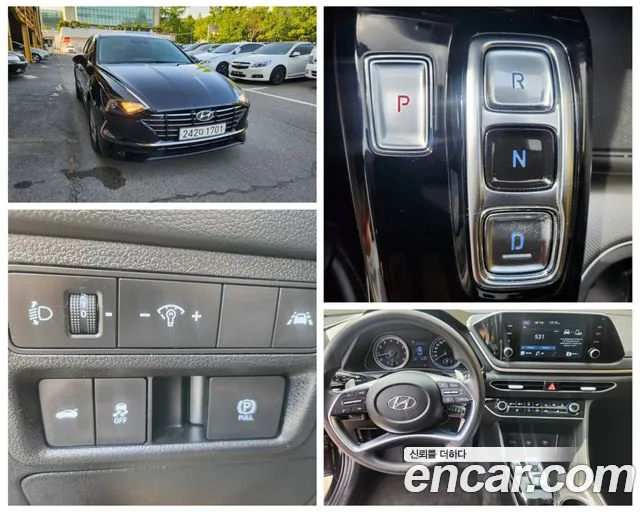 Hyundai Sonata (DN8) 2020 Черный из Кореи