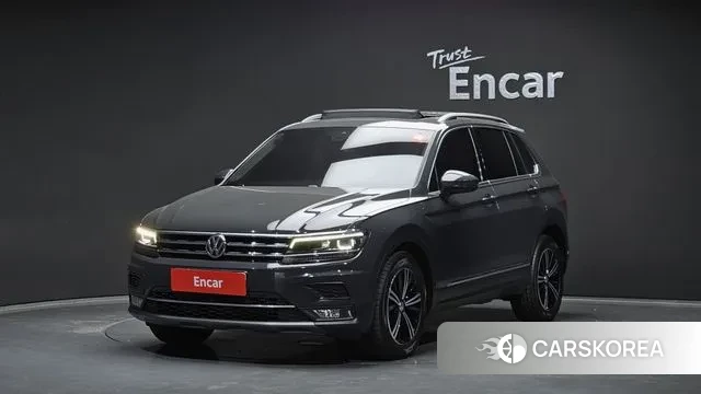 Volkswagen Tiguan second Generation 2018 Серый из Кореи