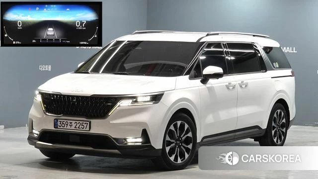 Kia Carnival 4th generation 2022 Белый из Кореи