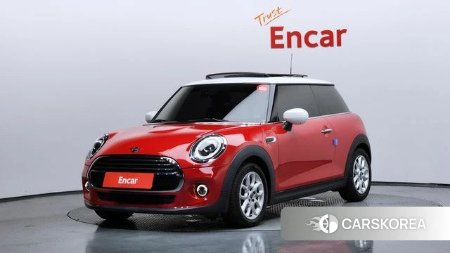 Mini Cooper 2021 Красный из Кореи