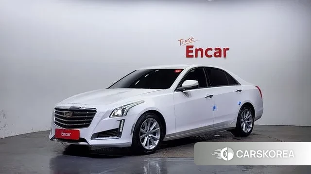 Cadillac CTS 3rd generation 2018 Белый из Кореи