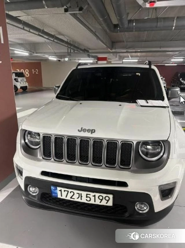 Jeep Renegade 2021 Белый из Кореи